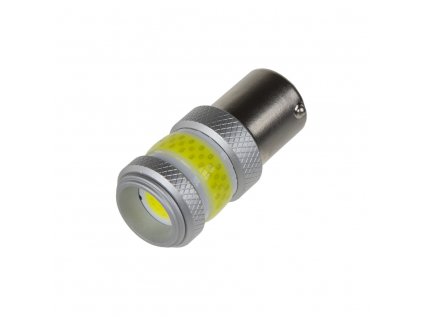 LED BAU15s bílá, COB 360⁰, 9-60V, 12W