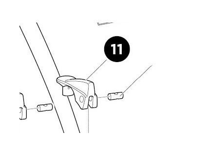 1500050551 Rear Plate Lever