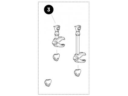 1500054112 Bike Arm 122mm-30 torque knob