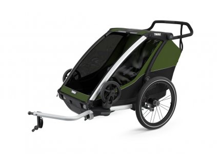 Thule Chariot Cab 2 Cypress Green  Multifunkční sportovní vozík