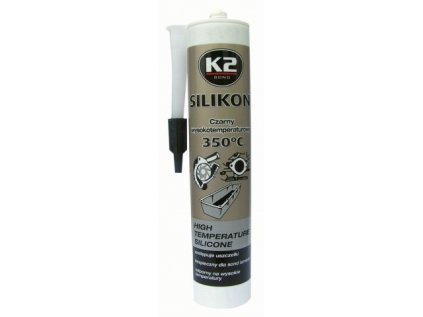 K2 SILICONE BLACK 300 g - silikon pro utěsnění části motoru při montáži, B200