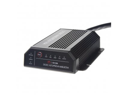 DC-DC 25A Inteligentní nabíječka pro nabíjení sekundární (druhé) baterie ve vozidle CARCLEVER