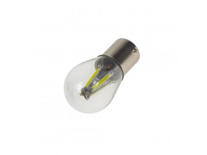 LED BA15s bílá, 12-24V, 4x COB LED