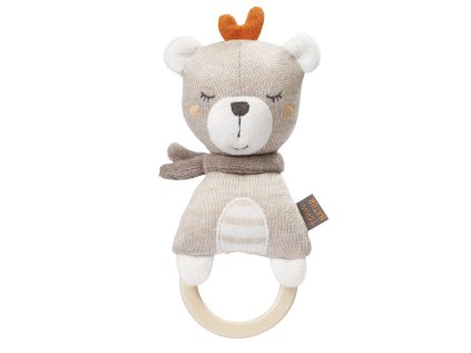 Plyšový medvídek s dřevěným držákem (Varianta FehnNatur 2.0)