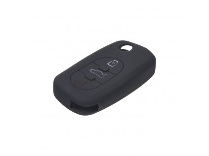 AKCE Silikonový obal pro klíč Audi 3-tlačítkový, černý