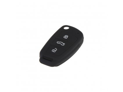AKCE Silikonový obal pro klíč Audi 3-tlačítkový, černý