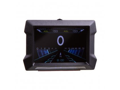 Palubní DISPLEJ  3,5" LCD, GPS měřič rychlosti s vestavěným víceosým gyroskopem a přísavkou