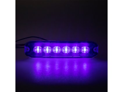 PROFI SLIM výstražné LED světlo vnější, modré, 12-24V, ECE R10