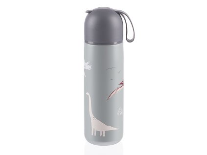 Termoska na tekutiny se silikonovým držákem 400 ml (Varianta Dino)