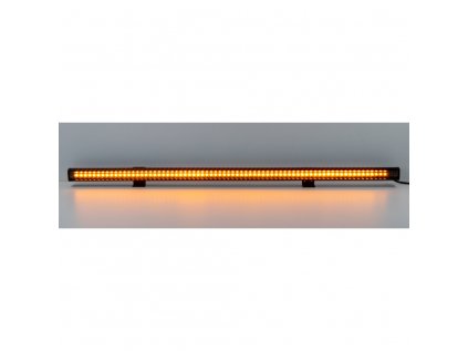 Gumové výstražné LED světlo vnější, oranžové, 12/24V, 640mm