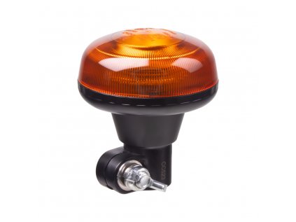 LED maják, 12-24V, 18xLED oranžový, na držák, ECE R65