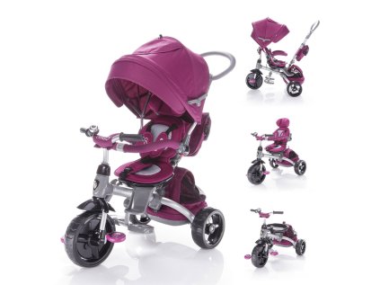 Tříkolka citiGO (Varianta Mulberry Pink)