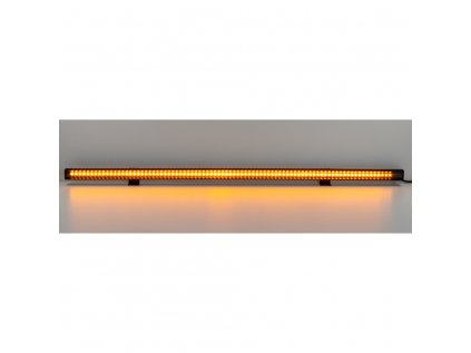 Gumové výstražné LED světlo vnější, oranžové, 12/24V, 740mm