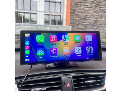 Monitor 10,26" s Apple CarPlay, Android auto, Bluetooth, USB/micro SD, kamerový vstup
