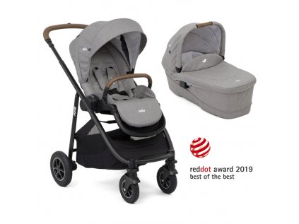 Joie set - versatrax™ 2022 gray flannel kombinovaný kočárek