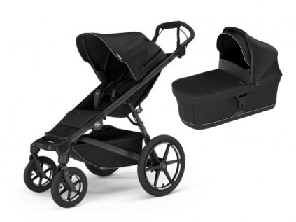 Akční set Thule Urban Glide 4-wheel Black + hluboká korba  Autorizovaný prodejce