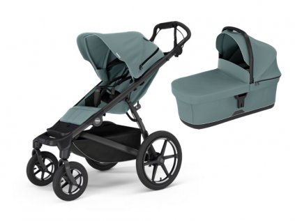 Akční set Thule Urban Glide 4-wheel s magnetickou přezkou Mid blue + hluboká korba  Autorizovaný prodejce