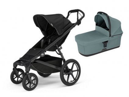 Akční set Thule Urban Glide 4-wheel Black + hluboká korba  Autorizovaný prodejce