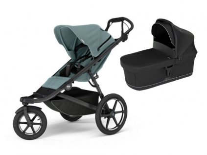 Akční set Thule Urban Glide 3 Mid-blue + hluboká korba  + Dárek k objednávce