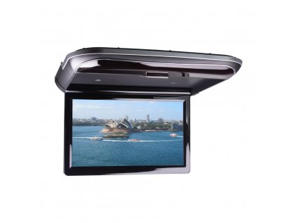 Stropní LCD monitor 11,6" s OS. Android USB/HDMI/IR/FM, dálkové ovládání se snímačem pohybu, černá