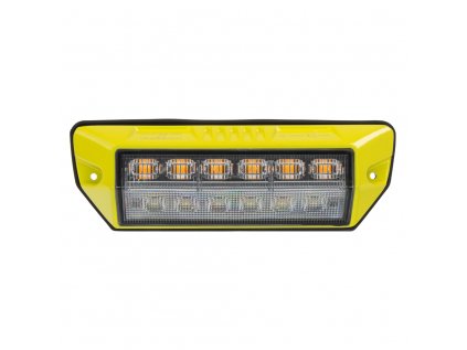 PREDATOR oranžový 6x2W + pracovní světlo, 12-24V, žlutý, ECE R65