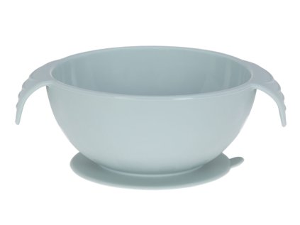 LÄSSIG Bowl Silicone 2023 blue with suction pad