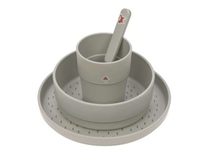 LÄSSIG Dish Set PP/Cellulose Little Forest fox