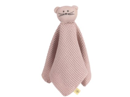 LÄSSIG Knitted Baby Comforter 2023 Little Chums mouse