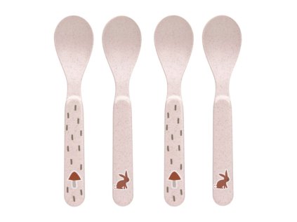 LÄSSIG Spoon Set PP/Cellulose Little Forest rabbit