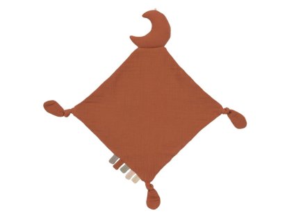LÄSSIG Baby Comforter 2024 Little Universe Moon rust