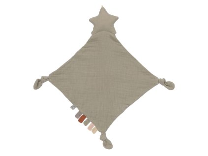LÄSSIG Baby Comforter 2024 Little Universe Star olive