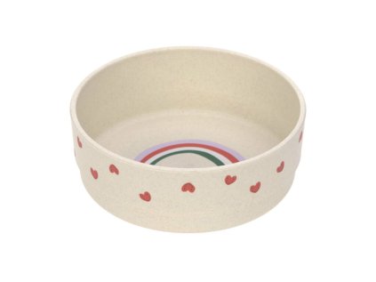 LÄSSIG Bowl PP/Cellulose Rascals Heart lavender