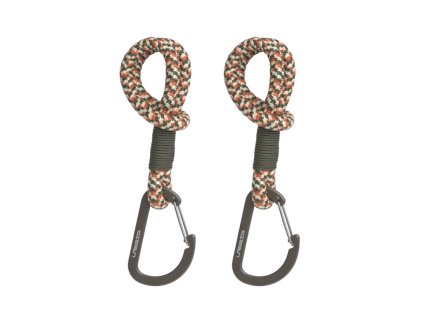 LÄSSIG Casual Stroller Hooks Cord 2024 olive/red/vanilla