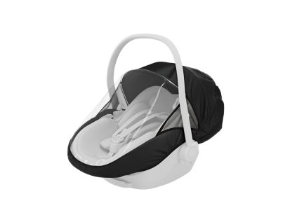 Small Thule infant car seat rain cover A Installed