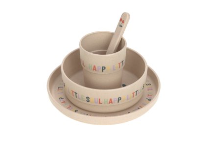 LÄSSIG Dish Set PP/Cellulose Happy Fruits cherry