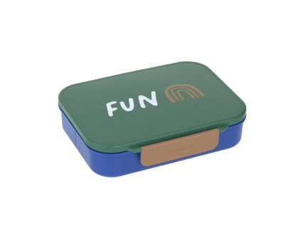 LÄSSIG Lunchbox Bento Little Gang rainbow green