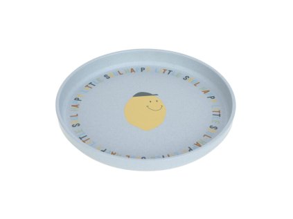 LÄSSIG Plate PP/Cellulose Happy Fruits 2025 lemon