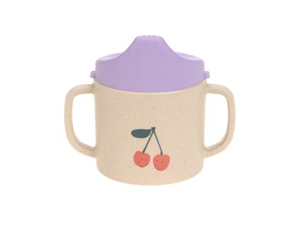 LÄSSIG Sippy Cup PP/Cellulose Happy Fruits 2025 cherry