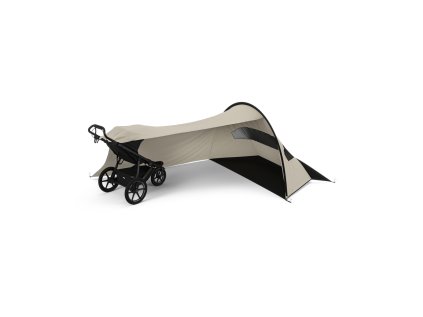 Small Thule sun and wind tarp Installed UrbanGlide Side 20201305