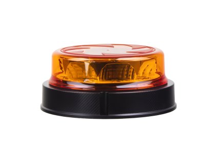 LED maják, 12-24V, 16x1W oranžový, fix, ECE R65