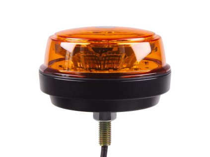 LED maják, 12-24V, 12x1W oranžový, pevná montáž, ECE R65