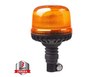LED maják, 12-24V, 24xLED oranžový, na držák, ECE R65