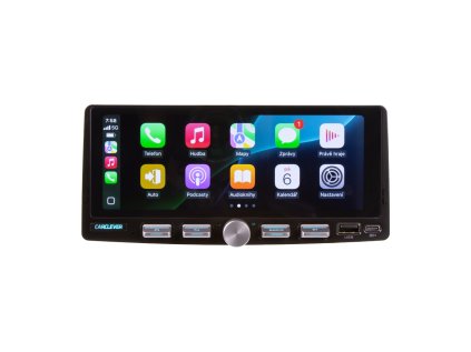1DIN autorádio s 6,86" LCD, Android, WI-FI, GPS, CarPlay, Bluetooth, 3xUSB 1xUSB-C