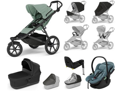 JAMAR THULE URBAN GLIDE 3 Mist green, Black, Mid Blue(1)