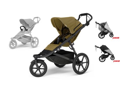 JAMAR set THULE kočárek Urban Glide Nutria + neor. 4v1 (2)