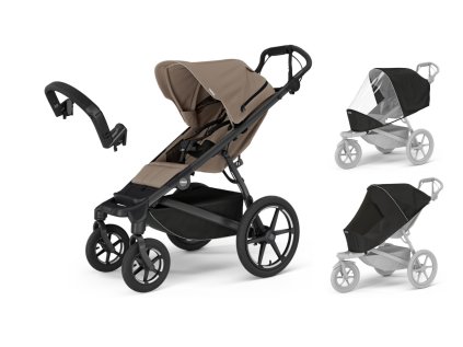 JAMAR THULE URBAN GLIDE 4 TINTED TAUPE + Orig. přísl. THULE