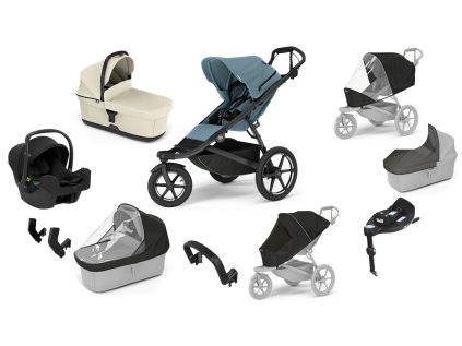 Jamar thule mid Blue +Beige+přísl. + graco