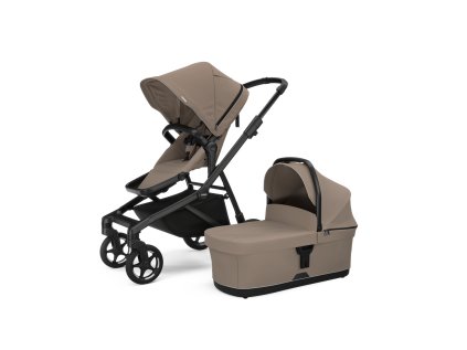 Small ThuleSleek2 wBassinet Bundle TintedTaupe Iso P 20110777 11000039 11000040