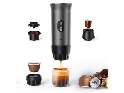 Cestovní kávovar Carclever na espresso 3v1