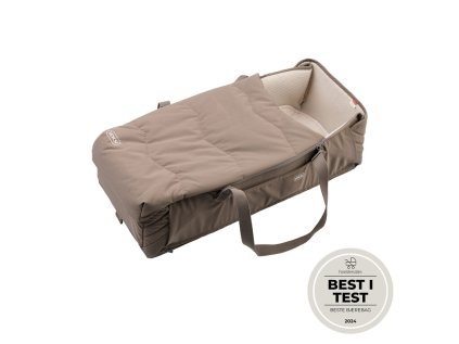 Voksi Carry Me walnut leaf  prodyšná a měkká taška - postýlka